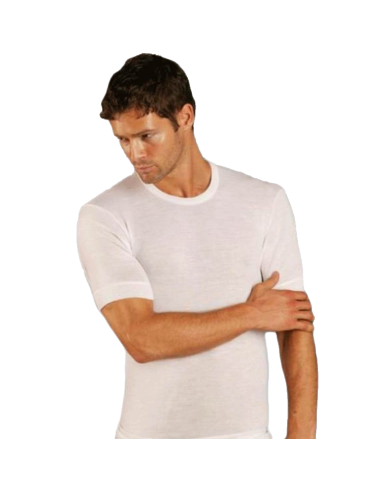 Maglia uomo a manica corta in misto lana Gicipi art. 43MM