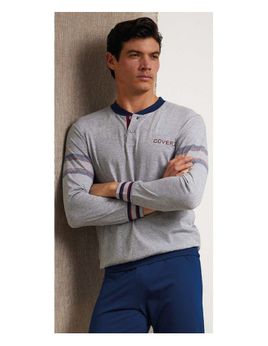 Men's cotton jersey pajamas Enrico Coveri EP1150 Men's cotton jersey pajamas Enrico Coveri EP1150