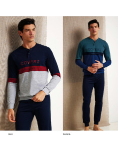 Pigiama uomo in jersey di cotone Enrico Coveri EP1158