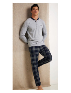 Men's cotton jersey pajamas Enrico Coveri EP1159 2