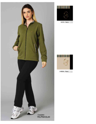 Tuta donna primaverile in cotone garzato Coveri DF4232
