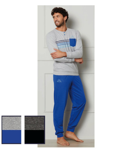 copy of Men's seraphine cotton jersey pajamas Kappa KMS25474