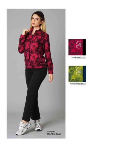 Tuta donna primaverile in cotone garzato Coveri DF4242
