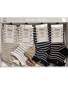 Calzino corto donna smollato in cotone elasticizzato Coveri Easy 26