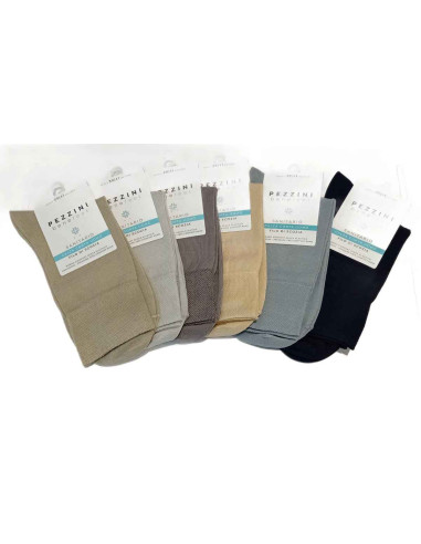 Group of 6 men's Scotland yarn sanital short socks Pezzini UCZ-750C Group of 6 men's Scotland yarn sanital short socks Pezzini UCZ-750C