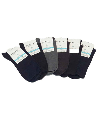 Group of 6 men's Scotland yarn sanital short socks Pezzini UCZ-750C Group of 6 men's Scotland yarn sanital short socks Pezzini UCZ-750C