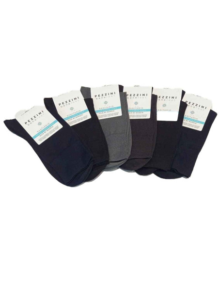 Group of 6 men's Scotland yarn sanital short socks Pezzini UCZ-750C Group of 6 men's Scotland yarn sanital short socks Pezzini UCZ-750C