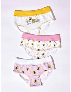 Gruppo 6 slip bambina in cotone elasticizzato Jadea 206 2