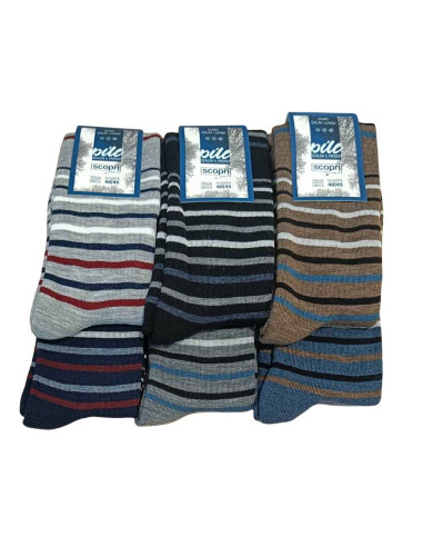 Men's warm pile long socks Scopri Prisco Manaslu