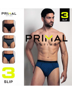 Gruppo 3 slip uomo in cotone elasticizzato Primal S342