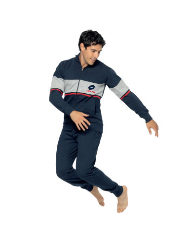 Men's cotton tracksuit with zip Lotto LA1071