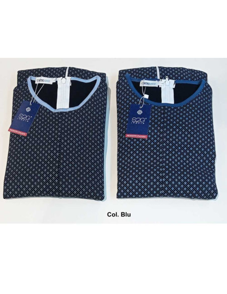 Men's warm cotton full suit pajamas Stella2G art. 1000