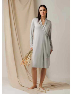 Women viscose dressing gown Andra Lingerie 9769