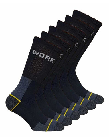 Group 6 pairs tennis work socks in reinforced terry Calze Fontana art.Tennis
