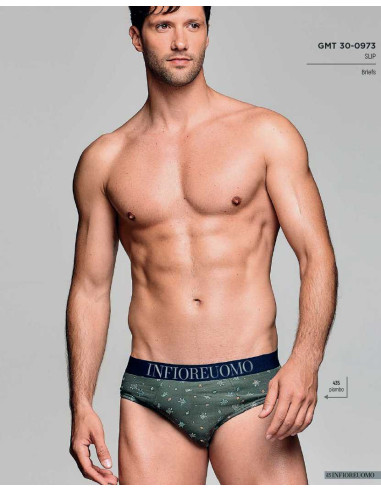 Gruppo 3 slip uomo moda in cotone elasticizzato Infiore Uomo GMT300973