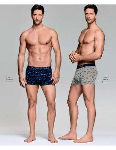 Gruppo 3 boxer uomo moda in cotone elasticizzato Infiore Uomo SVN310968 2