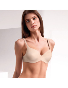 Padded balconette bra Lormar Ultrashine 01432L