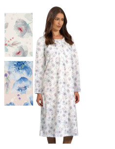 Women long sleeves cotton jersey nightdress Linclalor 75165