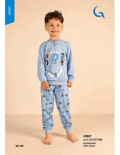 Pigiama da bambino lungo in...