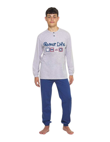 Pigiama ragazzo in jersey di cotone Martellina ZM40106
