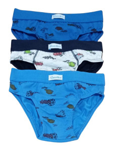 Gruppo 6 slip bambino in cotone elasticizzato Gasolino 3815
