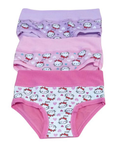 Gruppo 6 slip bambina in cotone elasticizzato Kica 505/A