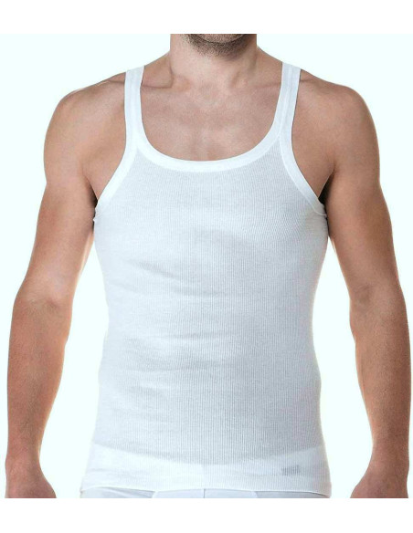 Canottiera uomo spalla stretta in cotone a costine Infinity 1001 Canottiera uomo spalla stretta in cotone a costine Infinity 1001