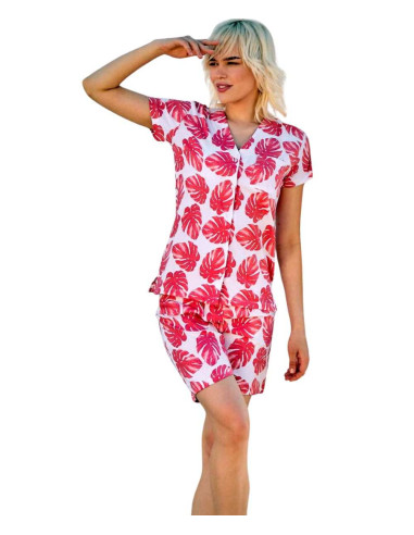 Pigiama donna a manica corta in jersey di cotone Jadea 3207