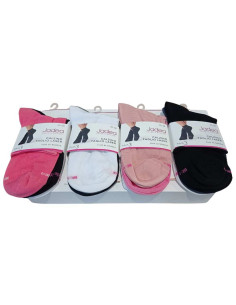 WOMEN'S LASER CUT LISLE SOCKS JADEA DCZ-JB8000 - 3 PAIRS 2