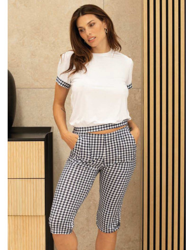 Women's bamboo pajamas with short sleeves Magic Dream 8867
