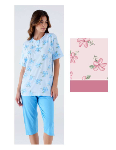 Women's pajamas with short sleeves Karelpiu' KC8009