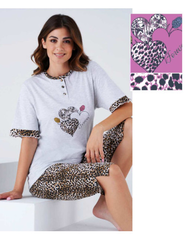 Women's pajamas with short sleeves Karelpiu' KC8107