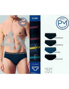 Group 4 stretch cotton men briefs Paul Martin 51289