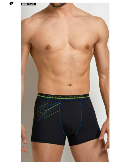 Gruppo 6 boxer uomo cotone elasticizzato Lotto LB1344 Gruppo 6 boxer uomo cotone elasticizzato Lotto LB1344