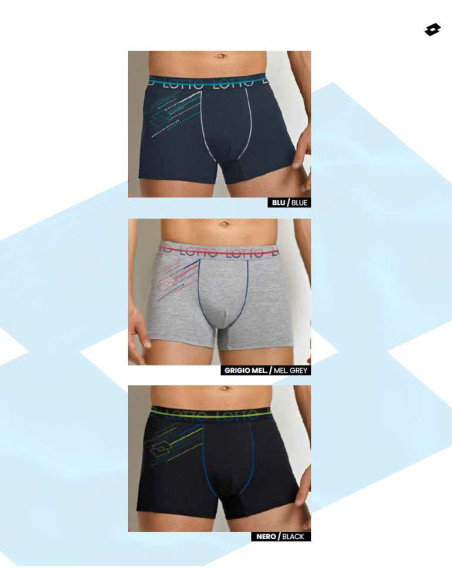 copy of Group 6 men's stretch cotton boxer Lotto LB1332