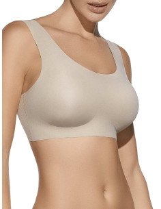 Reggiseno imbottito in micro taglio laser senza ferretto Selene Olivia