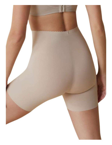 Women's micro laser cut high waist long leg briefs anti-mark Selene 504