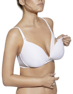 Nursing padded microfiber bra Selene Alba 2