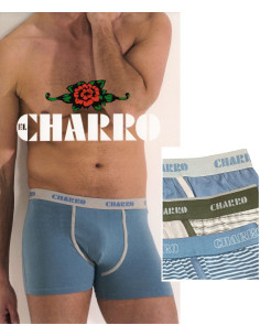 Gruppo 3 boxer uomo in cotone elasticizzato El Charro Olimpo 22