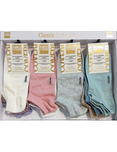 Women's stretch cotton short socks Coveri Dora 2