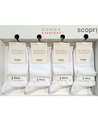 Group 3 stretch cotton short socks Scopri Opera