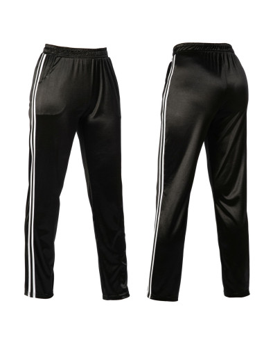 Legging donna effetto raso con bande Gladys PD1389
