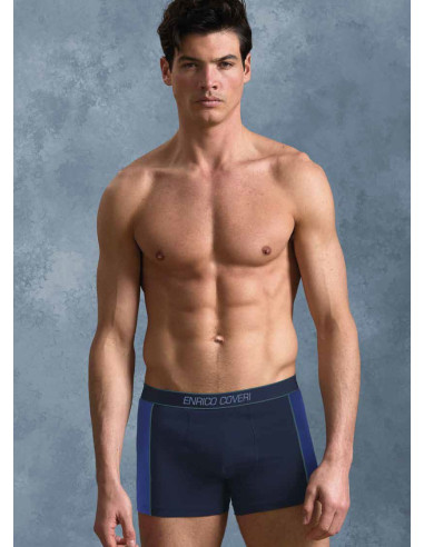 Gruppo 6 boxer uomo in cotone elasticizzato Enrico Coveri EB1301