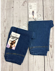 Leggings donna in tessuto jeans elasticizzato Gladys PD1713 2