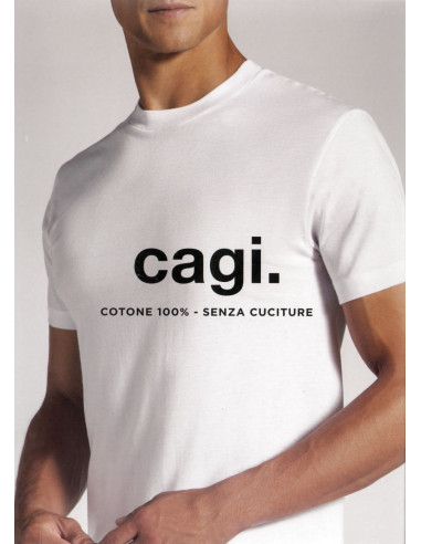 Men's combed cotton t-shirt Cagi 1306 Men's combed cotton t-shirt Cagi 1306