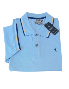 Men's short-sleeved polo shirt in cotton piquet Bahamas art. Lipari