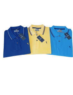 Polo uomo a manica corta in piquet di cotone Bahamas art. Lipari 2
