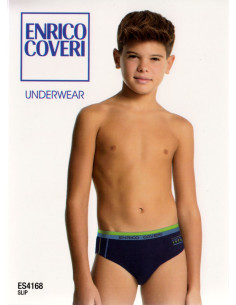 Gruppo 6 slip ragazzo in cotone elasticizzato Enrico Coveri ES4168