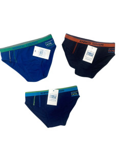 Gruppo 6 slip ragazzo in cotone elasticizzato Enrico Coveri ES4168 2