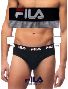 Gruppo 3 slip uomo in cotone elasticizzato Fila FU5233